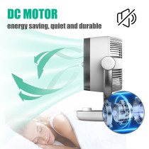 9 Inch DC Turbo Table Fan | Powerful Desk Fan | DC Cooling Circulation Fan | Oscillating Desktop Fan