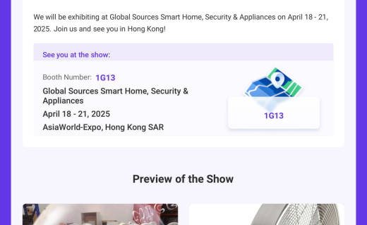 La fábrica de ventiladores SIBOLUX le invita a la Exposición Global Sources 2025 en Hong Kong