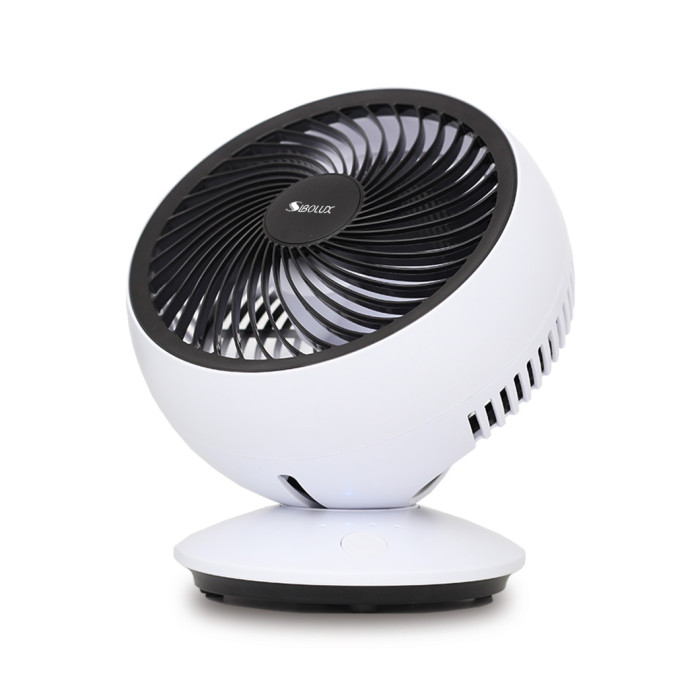 6 Inch Rechargeable Table Fan | Cooling Portable Desk Fan | Outdoor Circulation Fan | USB Mini Table Fan With 180° Oscillation