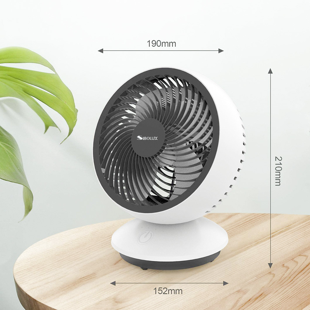 Sibolux - 6 inch rechargeable table fan (U608CD)