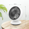 6 Inch Rechargeable Table Fan | Cooling Portable Desk Fan | Outdoor Circulation Fan | USB Mini Table Fan With 180° Oscillation
