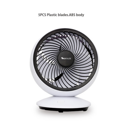 6 Inch Rechargeable Table Fan | Portable Desk Fan Circulation Fan | 180° Oscillation USB Mini Fan