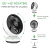 6 Inch Rechargeable Table Fan | Cooling Portable Desk Fan | Outdoor Circulation Fan | USB Mini Table Fan With 180° Oscillation