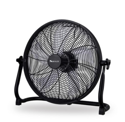SIBOLUX 16 inch Protable Rechargeable Floor Fan |  High Velocity Camping Floor Fan |  Outdoor Battery Operated Fan