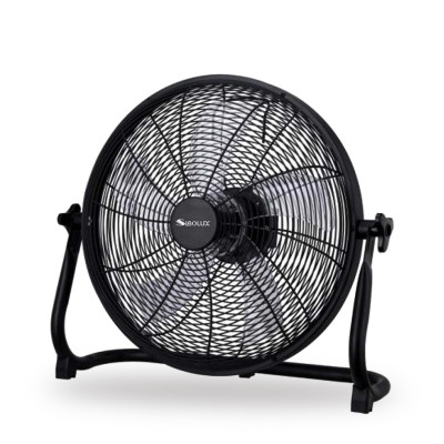 SIBOLUX 16 inch Protable Rechargeable Floor Fan |  High Velocity Camping Floor Fan |  Outdoor Battery Operated Fan