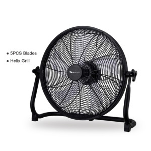 SIBOLUX 16 inch Protable Rechargeable Floor Fan |  Velocity Camping Floor Fan |  Battery Stand Fan