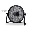 SIBOLUX 16 inch Protable Rechargeable Floor Fan | High Velocity Camping Floor Fan | Outdoor Battery Operated Fan