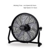 SIBOLUX 16 inch Protable Rechargeable Floor Fan | High Velocity Camping Floor Fan | Outdoor Battery Operated Fan