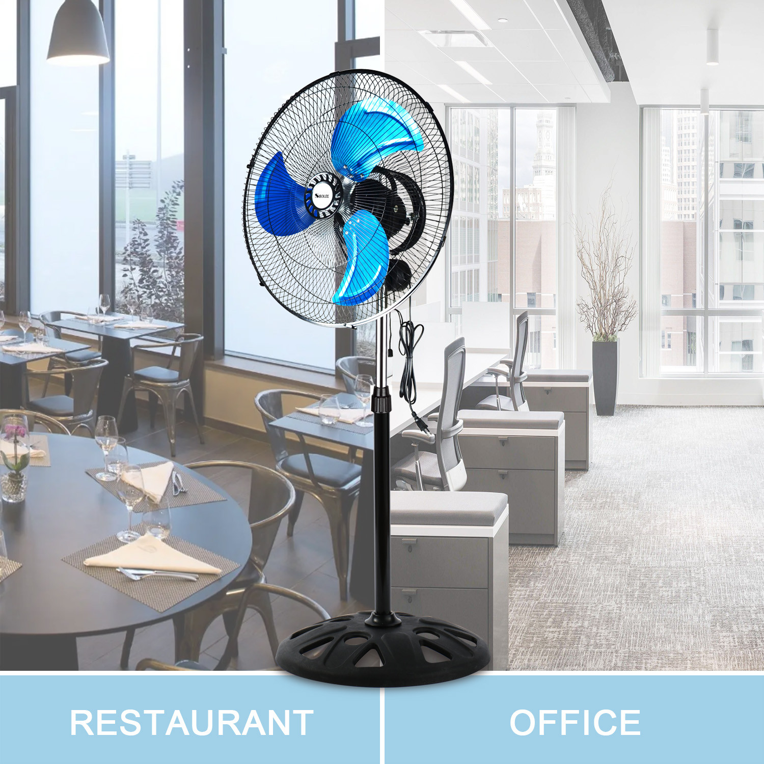 SIBOLUX 360 degree Electric Fan ISF18-360