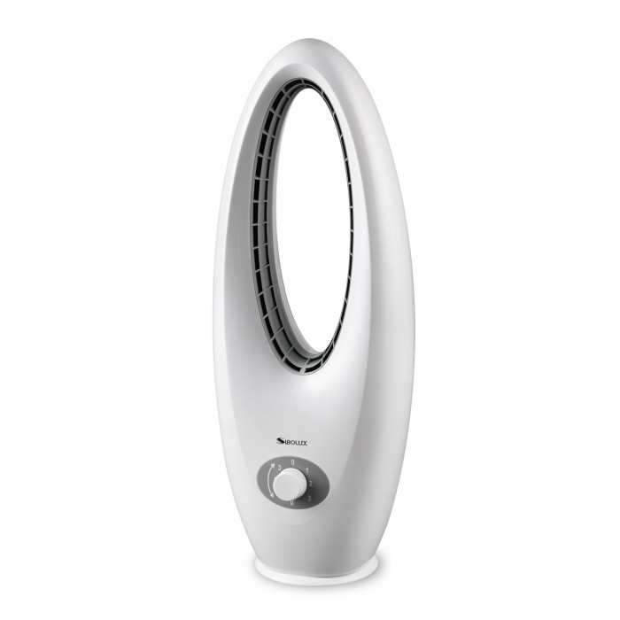 SIBOLUX 28 Inch Bladeless Tower Fan | Cooling Air Circulator | Portable Air Flow Standing Fan