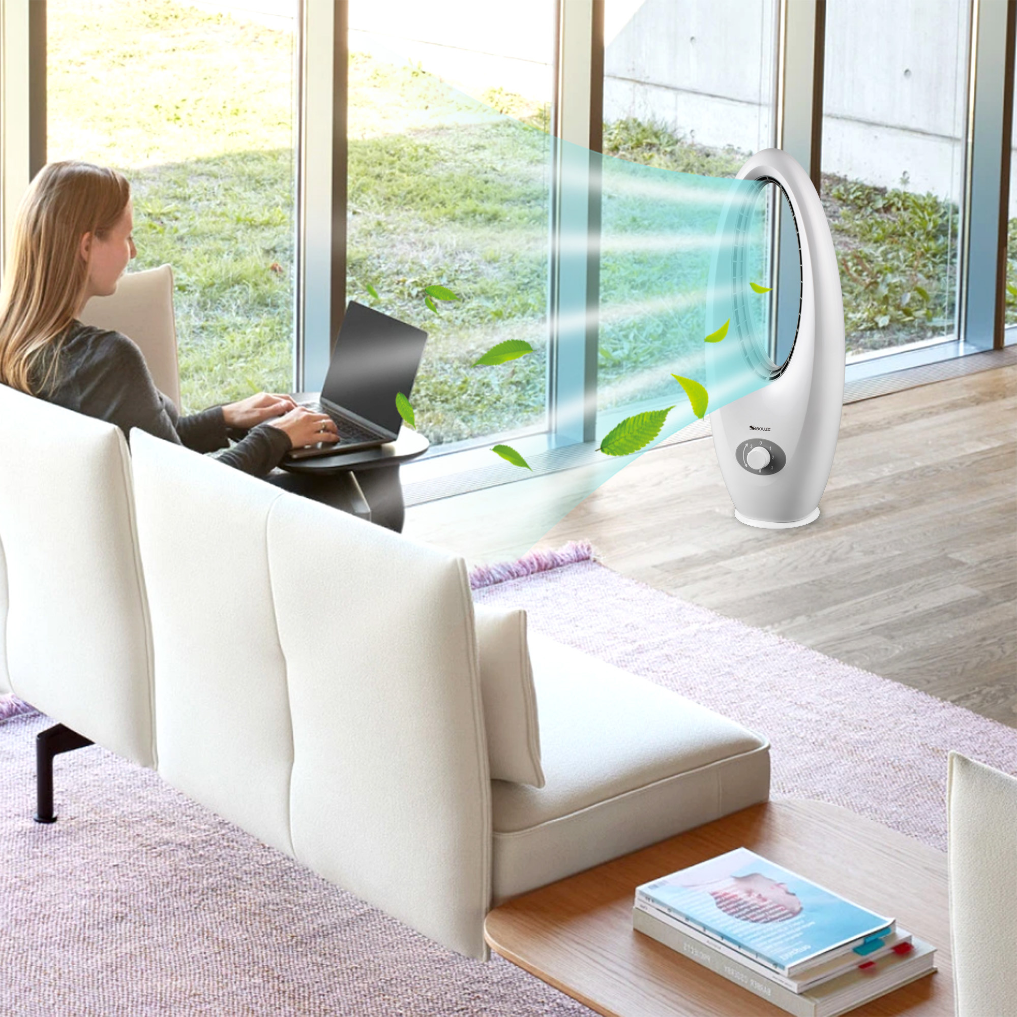 SIBOLUX Baby Safe Bladeless Fan TF2804