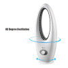 SIBOLUX 28 Inch Bladeless Tower Fan | Cooling Air Circulator | Portable Air Flow Standing Fan