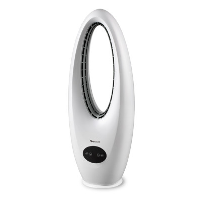 SIBOLUX 28 Inch Bladeless Tower Fan | Cooling Air Circulator | Portable Air Flow Standing Fan