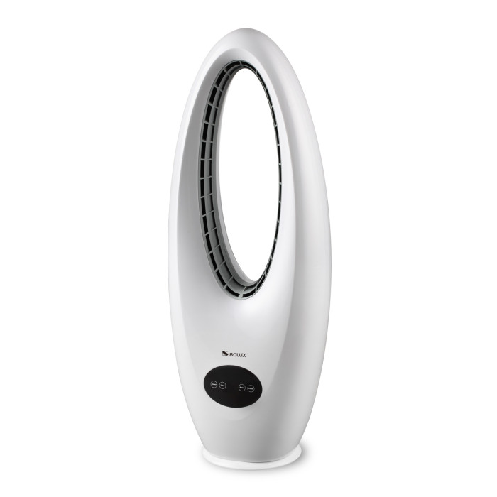 SIBOLUX 28 Inch Bladeless Tower Fan | Cooling Air Circulator | Portable Air Flow Standing Fan