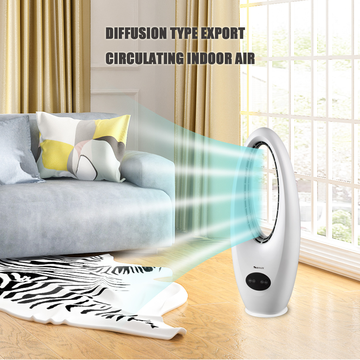 Safety 50 inch Tower fan with remote control TF-50R