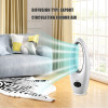 SIBOLUX 28 Inch Bladeless Tower Fan | Cooling Air Circulator | Portable Air Flow Standing Fan