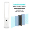 SIBOLUX 45 Inch Bladeless Tower Fan | Cooling Air Circulator Standing Fan | Bladeless Air Purified Fan