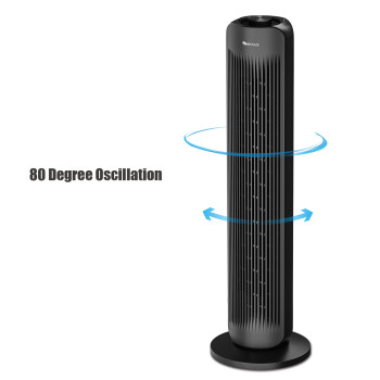SIBOLUX 32 Inch Tower Fan | Cooling Air Circulator | Portable Air Flow Stand Fan