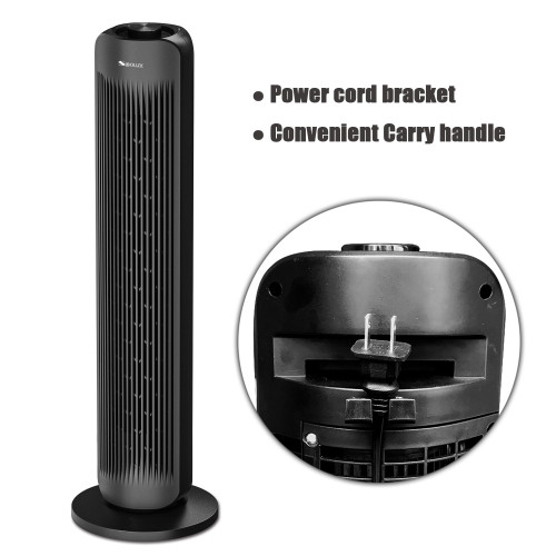 SIBOLUX 32 Inch Tower Fan | Cooling Air Circulator | Portable Air Flow Stand Fan