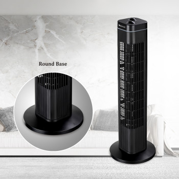 SIBOLUX 29 Inch Tower Fan With Timer | Ventilator Air Circulation | Powerful Floor Standing Fan