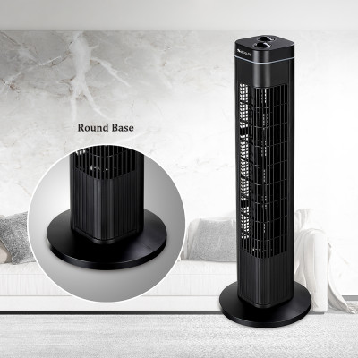 SIBOLUX 29 Inch Tower Fan With Timer | Ventilator Air Circulation | Powerful Floor Standing Fan