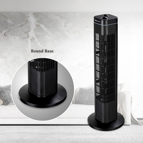 SIBOLUX 29 Inch Tower Fan With Timer | Ventilator Cooling Air Circulation | Powerful Floor Standing Fan