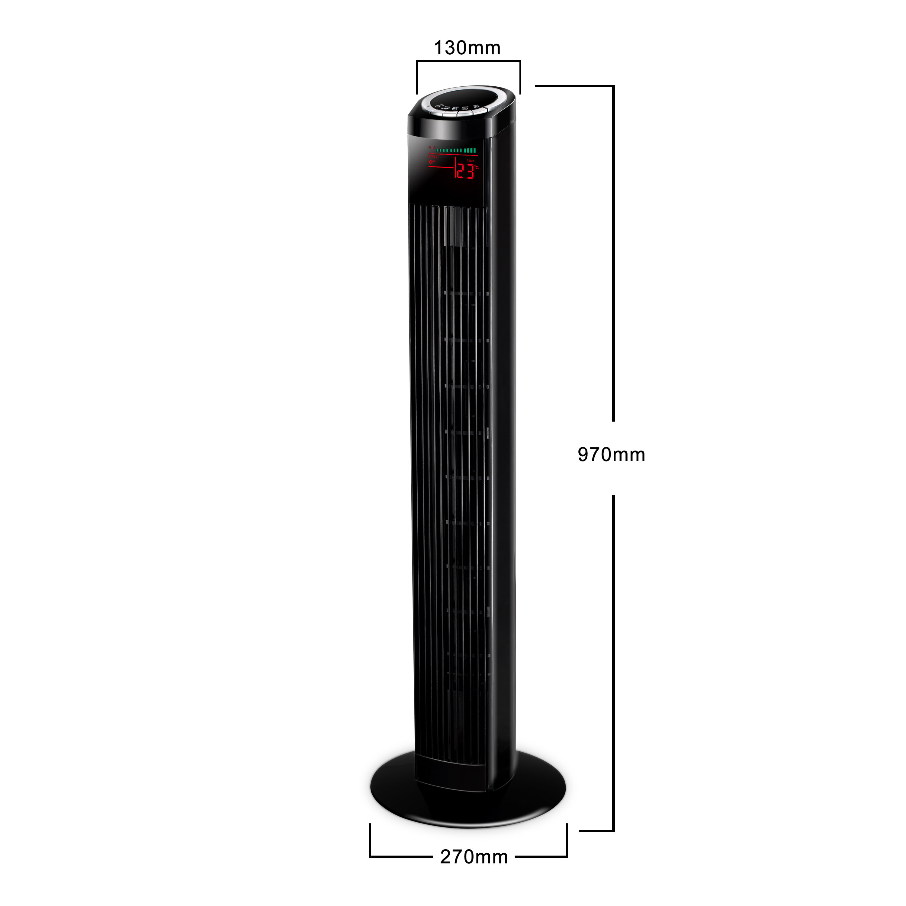 SIBOLUX 36 inch Bladeless Stand fan With Oscillation TF-36R1