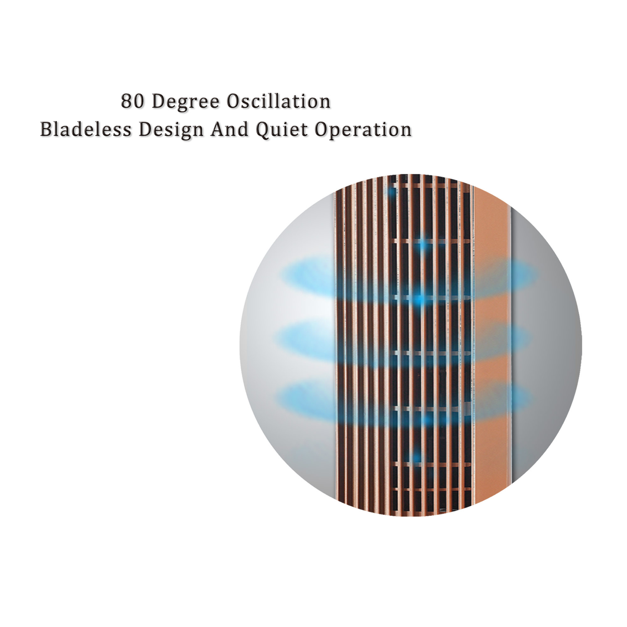 SIBOLUX Oscillating Bladeless fan with Remote TF-36R
