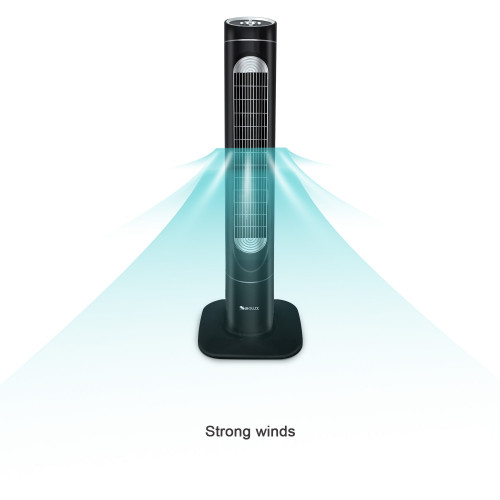 SIBOLUX 50 Inch Tower Fan With Strong Wind | 85W Air Cooling Bladeless Fan | Portable Electric Circulator Fan