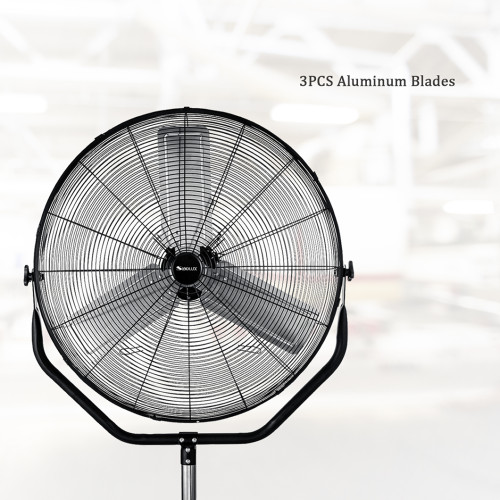 SIBOLUX 30 Inch Industrial Stand Fan | High Velocity Fan | Heavy Duty Pedestal Fan