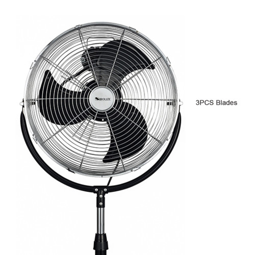 SIBOLUX 18 Inch High Velocity Stand Fan With Tilt Adjustment  | Industrial Standing Fan | Heavy Duty Pedestal Fan