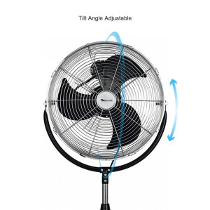 SIBOLUX 18 Inch High Velocity Stand Fan With Tilt Adjustment  | Industrial Standing Fan | Heavy Duty Pedestal Fan