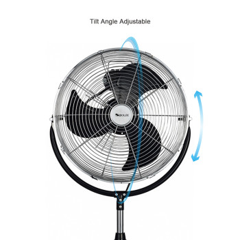SIBOLUX 18 Inch High Velocity Stand Fan  | Industrial Standing Fan | Heavy Duty Pedestal Fan