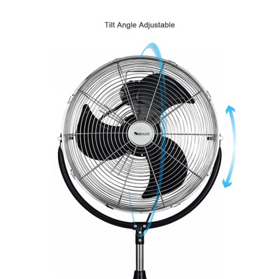 SIBOLUX 18 Inch High Velocity Stand Fan  | Industrial Standing Fan | Heavy Duty Pedestal Fan
