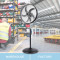 SIBOLUX 20 Inch High Velocity Stand Fan | Industrial Pedestal Fan | Heavy Duty Drum Fan