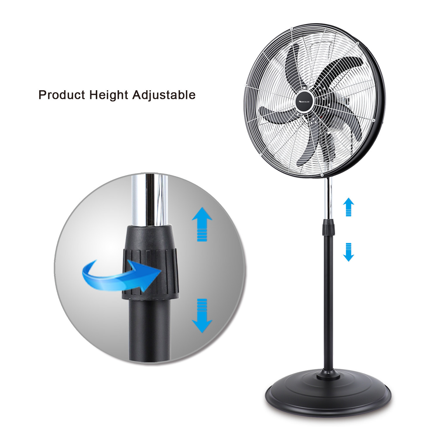 SIBOLUX Industrial Standing Fan FES-50C