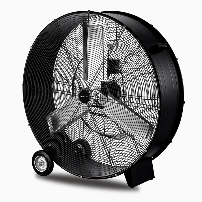 SIBOLUX 48 Inch High Velocity Drum Fan | Industrial Drum Fan | Heavy Duty Industrial Fan