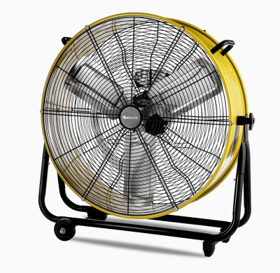 SIBOLUX 30 Inch Industrial Drum Fan  | Air Circulation High Velocity Fan | Heavy Duty Floor Fan