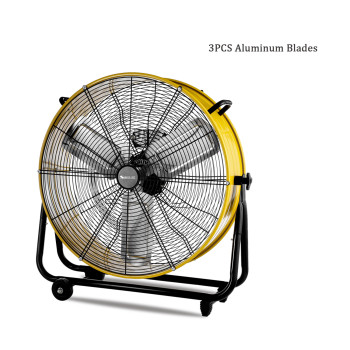 SIBOLUX 30 Inch Industrial Drum Fan  | Air Circulation High Velocity Fan | Heavy Duty Floor Fan