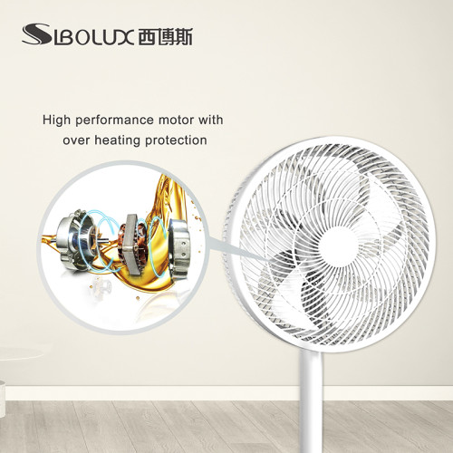 SIBOLUX 12 inch 2 In 1 Circulating Fan | Air Circulation Fan | 2 In 1 Pedestal Fan | Oscillating Standing Fan