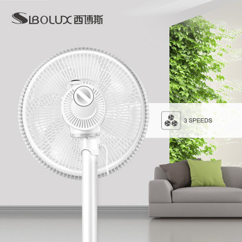 SIBOLUX 12 inch 2 In 1 Circulating Fan | Oscillating 2 In 1 Pedestal Fan | Circulation Standing Fan