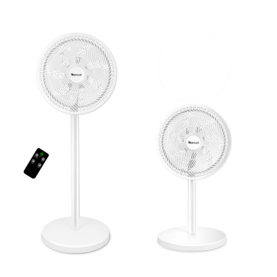 SIBOLUX 12 inch 2 In 1 Circulation Fan With Remote | Circulating Fan | 2 In 1 Stand Fan | Oscillating Pedestal Fan
