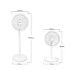 SIBOLUX 12 inch 2 In 1 Circulation Fan With Remote | Circulating Fan | 2 In 1 Stand Fan | Oscillating Pedestal Fan