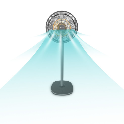 SIBOLUX 14 inch 2 In 1 Standing Fan | Air Circulation Fan | Cooling 2 In 1 Pedestal Fan | Electric Circulation Fan