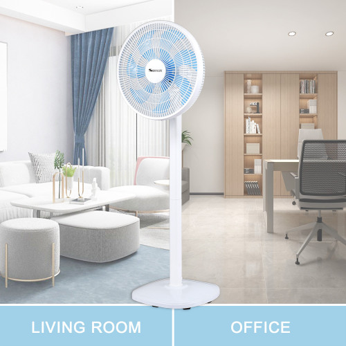 SIBOLUX 14 inch 2 In 1 Circulation Fan | Cooling Pedestal Fan | Electric Stand Fan | Circulating Standing Fan