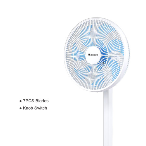 SIBOLUX 14 inch 2 In 1 Circulation Fan | Cooling Pedestal Fan | Electric Stand Fan | Circulating Standing Fan