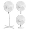 SIBOLUX 16 inch 3 In 1 Stand Fan | Ventilateur Cooling Fan | Electric Standing Fan | Plastic Pedestal Fan