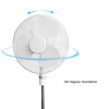 SIBOLUX 16 inch 3 In 1 Stand Fan | Ventilateur Cooling Fan | Electric Standing Fan | Plastic Pedestal Fan
