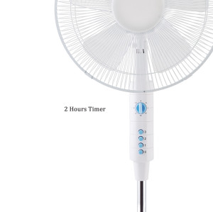SIBOLUX Manufacturer 16 inch Pedestal Fan With Timer | Household Plastic Cooling Stand Fan