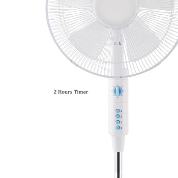 SIBOLUX Manufacturer 16 inch Pedestal Fan With Timer | Household Plastic Cooling Stand Fan